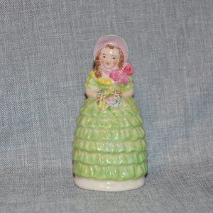 Set of 3 vintage porcelain figurines, ladies and bridesmaid, Swansea brand